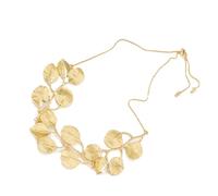 Générique Tendance esthétique couleur or/argent feuille de Ginkgos collier ras du cou boucles d ' oreilles pour femmes bijoux polyvalents pour toutes les occasions bijoux de fête de banquet