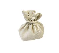 Générique Tendances Fêtes - 4 BOURSES Effet Lin 9X7X7CM