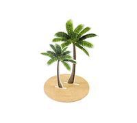 Générique Tendances Fêtes - DÉCO Table Palmiers sur Socle Sable 15X10CM