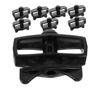 Générique Tendeur de Câble pour Clôture Jardin 8 Pièces Noir en Plastique Portable Outil Multifonction pour Tension Fil Métallique et Corde