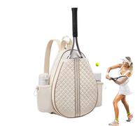Générique Tennis Bag, Tennis Racquet Holder, Nylon Sports Equipment Organizer, Multi-Compartment Design, Adjustable Strap, Sturdy and Lightweight Build, Perfect for Gym, Beach, 12.6x4.72x16.54 inches