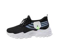 Générique Tennis Femme Baskets décontractées à Plateforme en Respirante pour Un Confort Optimal et Une légèreté Accrue, avec Semelle surélevée.