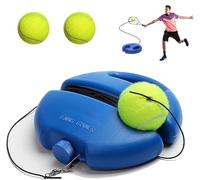 Générique Tennis Practice Rebounder, Tennis Trainer Rebound Ball Kit with Training Baseboard and 2 String Balls, Portable TennisSelf Trainer for Beginners Self-Practice and Solo Training (1 Pcs)