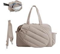 Générique Tennis Racket Backpack for Women,Reusable Waterproof Racquet Tote,Portable Sports Duffle Bag with Shoe Compartment