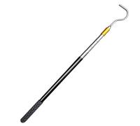 Générique Tent Awning Opener, Metal Retractable RV Pole, Non Slip Pull Rod with Rubber Handle, Lightweight Telescopic Design, Silver 1 Pack, for Setting Up, Shelter, Canopy, Or Portable Outdoor,
