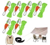 Générique Tent Cord Gripper Tensioner Heavy Duty Retractable Tie Down Cord