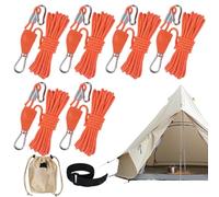Générique Tent Cord Gripper Tensioner Heavy Duty Retractable Tie Down Cord