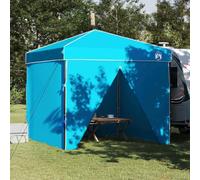 Générique Tente à auvent Pop-up Bleu 250 x 250 cm Tissu,Maison & Jardin, Pelouses & Jardins, Vie en extérieur, Structures extérieures, Auvents & abris, Bleu (Poids 11.75KG)