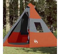 Générique Tente de Camping tipi 7 Personnes Orange imperméable,Tentes,94429