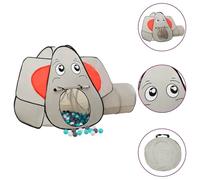 Générique Tente de Jeu pour Enfants 250 balles Éléphant Gris 174x86x101cm,Tentes & Tunnels d'activités,3.38KG-3107740