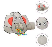 Générique Tente de Jeu pour Enfants 250 balles Éléphant Gris 174x86x101cm,Tentes & Tunnels d'activités,3.38KG-3107739