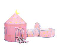Générique Tente de Jeu pour Enfants avec 250 balles Rose 301x120x128 cm,Tentes & Tunnels d'activités,4.04KG-3107738