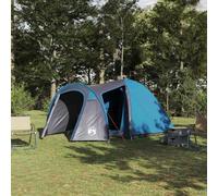 Générique Tente Dôme avec Toit avec Stockage Bleu 384 x 254 x 170 cm,Équipements Sportifs,Loisirs de Plein air,Camping et randonnée,Tentes-42001012