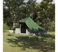 Générique Tente familiale Tipi Verte pour 10 Personnes, imperméable.,Équipements Sportifs,Loisirs de Plein air,Camping et randonnée,Tentes,Vert,8.81 KG,42000972