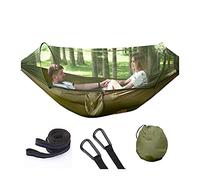 Générique Tente Hamac Anti-moustiques, Lit De Camping en Nylon à Séchage Rapide, Cadre Pop-up sans Nœuds, Conception Réversible Deux en Un (250 * 120cm)
