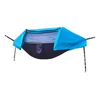 Générique Tente Suspendue De Camping en Plein Air, Tente Hamac Portable, Hamac avec Housse De Pluie, Hamac en Nylon Haute Résistance, Ensemble Hamac De Camping