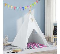 Générique Tente tipi Blanc 120 x 120 x 150 cm Tissu, Plastique,Jeux & Jouets,Jeux de Plein air,Tentes & Tunnels d'activités,Blanc,4.15 KG,3385872