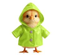 Générique Tenue de - 11,5 x 14 x 1 cm imperméable pour Poussin, Costume Doux sans Rayures pour Animal de Compagnie, été, Printemps, intérieur, Jardin, Porche, terrasse extérieure | Vêtements do
