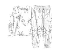 Générique Tenue de créative pour Filles Haut Manches Longues et Pantalon Confortable Ensemble vêtements Enfants Tout-Petits école Loisirs extérieur Saison Automne Hiver (White, 3-4 Years)