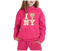 Générique Tenue Décontractée Hiver Fille Ville Nom Lieu Sweat à Capuche Pantalon Long Vêtements Corsage(12-18 Months)