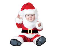 Générique Tenue Pere Noel Bebe Garcon,Ensemble pour Bébé Combinaison Garcon Hiver Costume De Deguisement Bonhomme Neige Mon Premier Grenouillere Et Pantalon Enfant Noël (4#Rouge,5-6 Ans)