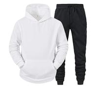 Générique Tenue Sport Homme Ensemble Décontracté Hoodies Survetement Sport Ensemble Vêtement Sweat à Capuche et Pantalon Jogging Homme Ensemble Training Pas Cher