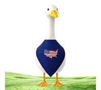Générique Tenues Oies De Jardin - Tenue Sculpture Animale Imprimé Drapeau Américain 58 Cm,Ensemble Costume Et Serre-Tête Oies De Jardin,pour Décoration Maison Cour Patio Mer Accessoire Photo