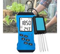 Générique Testeur Complet de paramètres du Sol, Couvre Les indicateurs clés tels Que l'azote, Le phosphore, Le Potassium, Le pH, la température et l'humidité, Portable et Facile à Utiliser, Portable