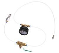 Générique Testeur de Fuites Mesure Rapide et Pratique Jauge de Détection en Plastique et Cuivre pour Amortisseur Pneumatique Automobile pour Entretien Automobile