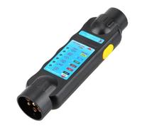 Générique Testeur de Prise remorque à 7 Broches et Outil Diagnostic | Raccord de diagnostic de câblage for vérifier l'état du circuit fiche-prise de remorquage
