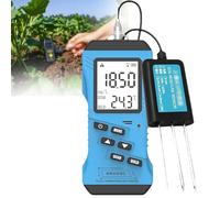 Générique Testeur De Sol Rapide 7 en 1, Humidité, Phosphore, Potassium, Ph, Humidité, Conductivité des Nutriments, éCran LCD RéTroéClairé, pour Jardin, Pelouse Et Entretien des Plantes.