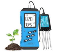 Générique Testeur Rapide de Sol 7 en 1, testeur d'humidité du Sol for Plantes, humidité, conductivité des nutriments, phosphore, testeur NPK de Potassium, Fonctionne sur Batterie