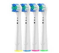 Générique Testine per Spazzolino Elettrico - Set Da 4 Pezzi Con Setole Morbide E Delicati | Testine Di Ricambio Universali | Ideali per CASA, Bagno, Ufficio, Appartamento, Scuola E Viagg