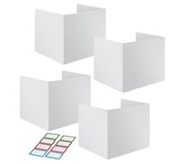 Générique Testing Dividers for Classroom | 4 Easy-to-Clean Privacy Desk Divider | Versatile Privacy Boards for School Teachers, Home Use, and Learning Environments