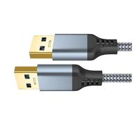 Générique Tête de câble d ' Extension USB3.0, Prise en du de données 5Gbps, pour Ventilateur USB/claviers/boîtier de Disque Dur, câble de connecteur mâle à mâle