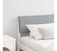 Générique Tête de lit capitonnée Gris Clair 180 cm Pin Massif,Meubles,Lits & Accessoires,Têtes et Pieds de lit,Blanc,11.4 KG,879108