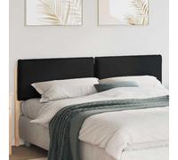 Générique Tête de lit capitonnée Naturel et Noir 200 cm Pin Massif,Meubles,Lits & Accessoires,Têtes et Pieds de lit,Marron,11.4 KG,879995