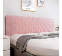 Générique Tête de Lit Housse de Protection Housse de Tete Extensible 120/150/160/180/190/200cm, Matelassé Couleur Unie Coton Couvre-tête de Lit Couverture