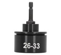 Générique Tête De Machine De Capsulage électrique, Scellage De Bouchons De 26 à 33 Mm, Structure en Caoutchouc Métallique Durable, Capsulage Compatible avec Perceuse Pneumatique