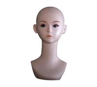 Générique Tête de Mannequin femme, présentoir de perruque, support de chapeau pour lunettes et chapeau