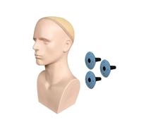 Générique Tête de Mannequin Homme avec épaules, Tête D'entraînement, Support pour Perruques (usage Professionnel), Maquillage, Bijoux, Foulards, Couverture inférieure de la peau 3