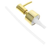 Générique Tête de Pompe en Plastique Abs Doré et Design Facile à Presser pour Bouteilles de Salle de Bain et Lotion Finition Électrolytique pour Produits de Nettoyage