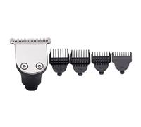 Générique Tête de Rasoir Électrique et 4pcs Peignes 1pc Tondeuse en Métal Accessoire pour Rasage Barbe, Nettoyage à L'eau, Usage à Domicile ou Salon Professionnel