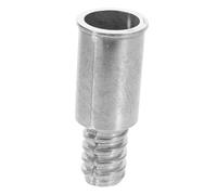 Générique Tête De Serpillère Rallonge Pour Balai Adaptateur Pour Perche Télescopique Adaptateur De Rallonge Pointes De Manche à Balai Fileté Adaptateur De Raclette Silver Alliage D'aluminium