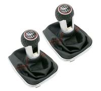 Générique TêTe Levier Vitesses,PoignéE Vitesses Sport Pommeau de levier vitesse 5 vitesses (ouverture 12 mm) Utilisation adaptée pour Bora MK4, Golf 4, Jetta (98-04)