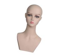 Générique Tête mannequin femelle avec épaule polyvalent multipurpose de perruque robuste de perruque STROW FEMMES FEM, Rose