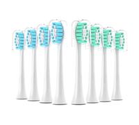 Générique Têtes de brosse 4100 HX6250 HX681a, compatible avec Philips | GBB-902; 5100,6100,HX682p,2 Series,3 Series,DiamondClean Smart,HealthyWhite,Diamond White(4 Green 4 Blue)
