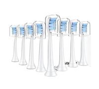 Générique Têtes de brosse, compatible avec Philips, 4100 5100 6500 C3 | W3, DiamondClean(Smart)9000, 9400, HX9322, HX9331, HX9332, HX9334, HX9336, HX9340(8pcs White)