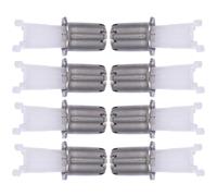 Générique Têtes de Remplacement pour Éliminer les Poils Indésirables Confort Lot de 8 pour Tondeuse à Poils de Nez en Acier et Abs, Accessoires Efficaces