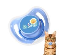 Générique Tétine de Dentition pour Chien, Tétines Apaisantes À Mâcher pour Chats, Jouet à Mâcher en Silicone pour Petits Chiens et Chats